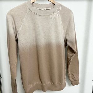 I Stole My Boyfriend’s Shirt Taupe Ombré California Sweatshirt